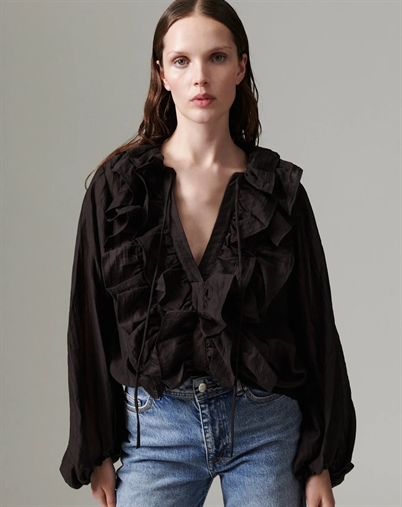 Day Birger et Mikkelsen - DAYFrey Tencilly Bluse - Ganache